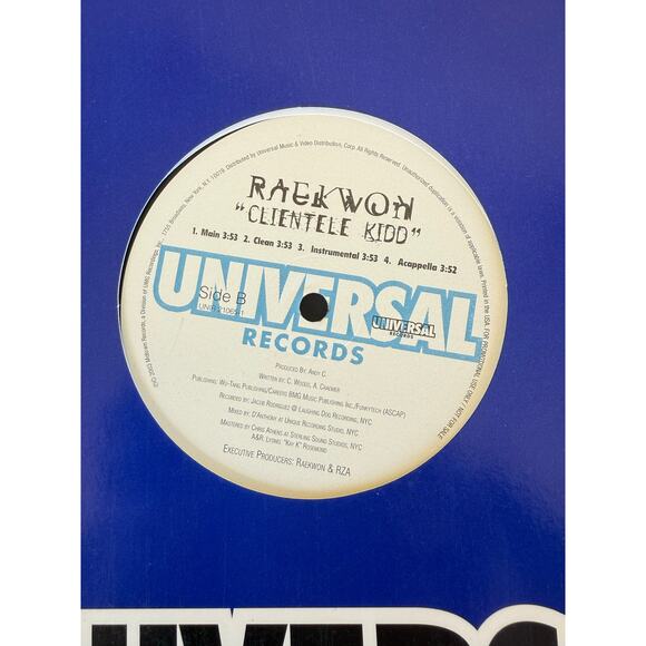 Raekwon The Hood / Clientele Kidd 12" Vinyl Record - Picture 4 of 8